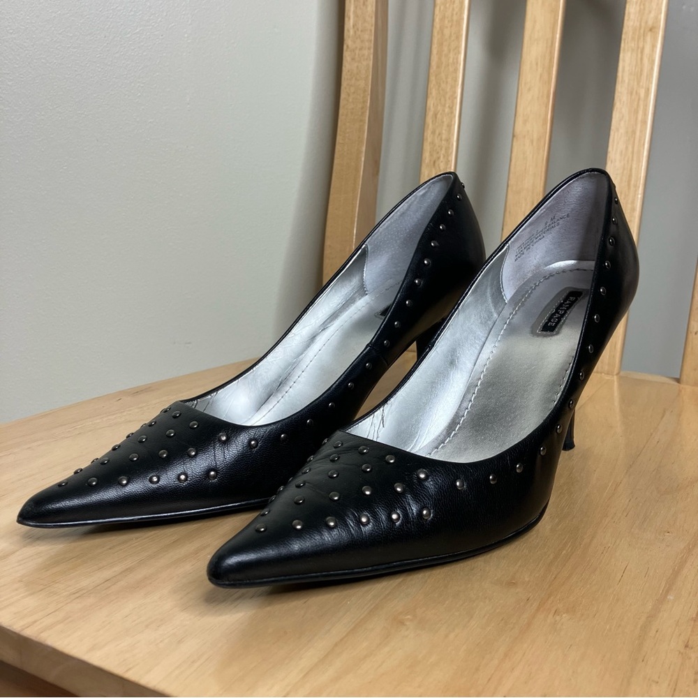 Rampage Black Studded Heels